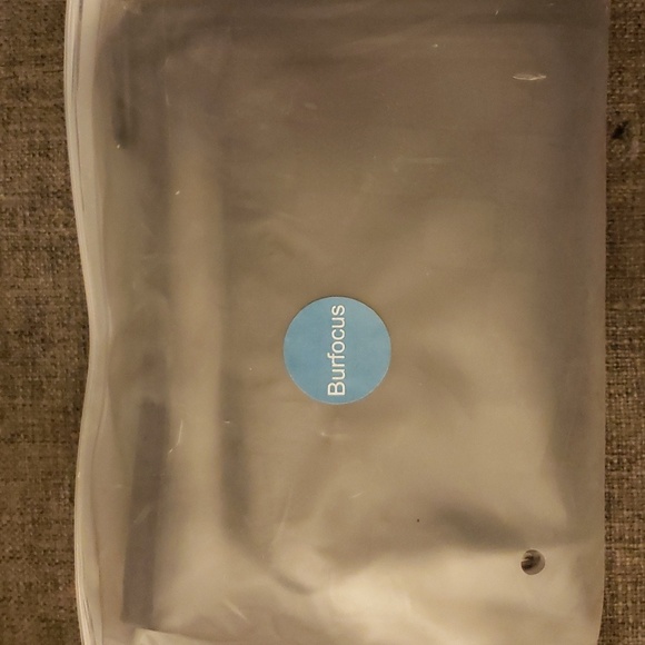 Burfocus Clear Toiletry Bag and Black Cosmetic Makeup Bag Set of 2 - Picture 8 of 8